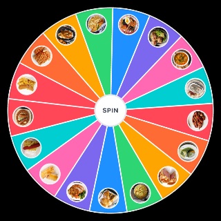 Random English Food Wheel