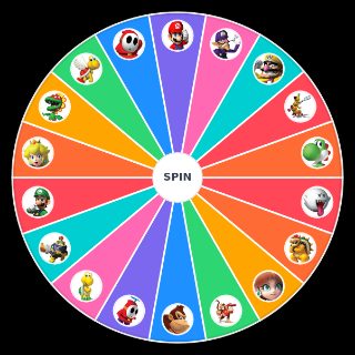 Random Mario Power Tennis Wheel