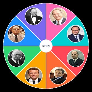 French 5th Republic Presidents Random Picker