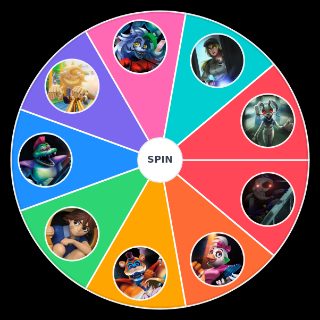 Security Breach characters Wheel