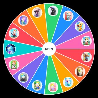Random Animal Crossing NH Horses Wheel