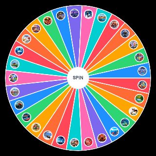 Random Pixar movies Wheel