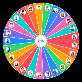 Random P4G Social Link Characters Wheel