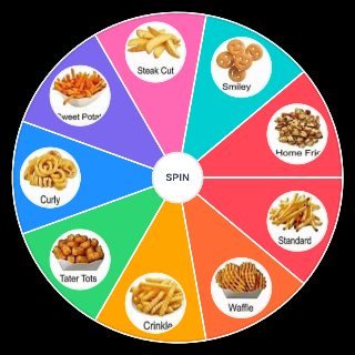 Random FRENCH FRY TYPE Picker