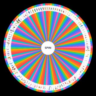 Random Every Gen 6 Pokemon (HOME renders) Wheel
