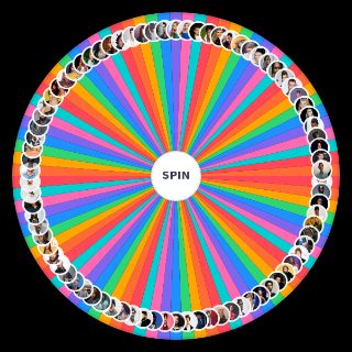 Random Popular Artists (2021) Wheel