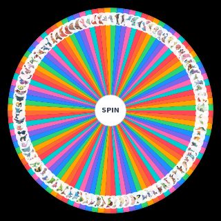 Johto Pokemon Wheel
