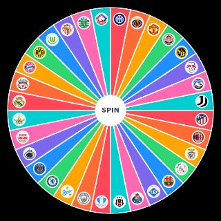 Random UEFA Champions League Clubs 21/22 Wheel