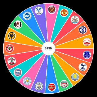 Random My prem table predictions 24/25 season Wheel
