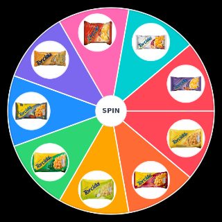 Spin the Wheel: Salgadinhos Torcida