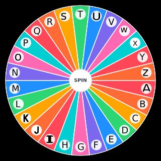 Random Letter Wheel