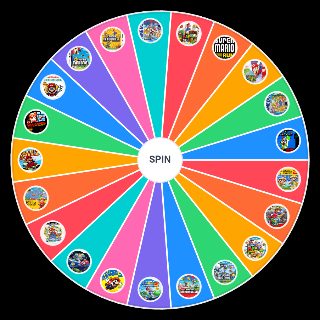 Super Mario Games Wheel
