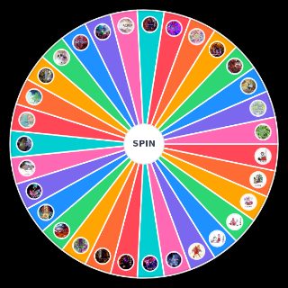 All Touhou Games Wheel