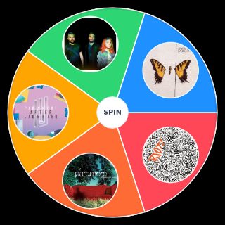 Paramore album Random Generator