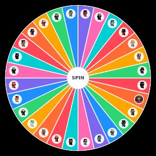 Les personnages de Crazytown Wheel