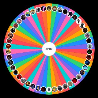 Random All characters in Forsaken! Wheel
