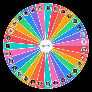 animated movie waifus Wheel