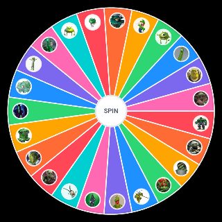 Spin the Wheel: Green Characters