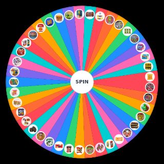 Filipino Childhood Snacks Wheel