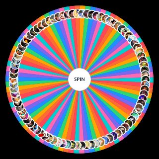 Random cartoon protagonists Wheel