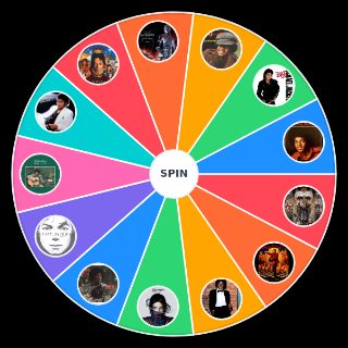Random Michael Jackson Albums Wheel
