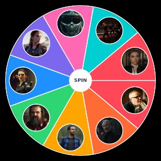 Random Black Widow characters Picker