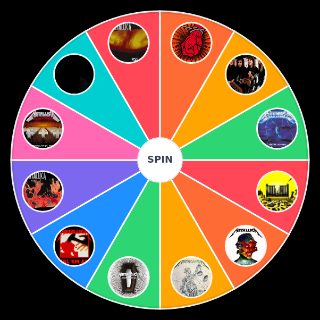 Metallica Albums Wheel