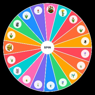 Minecraft Flowers Wheel