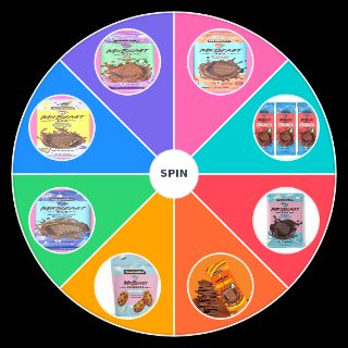 Random Mr Beast Feastables Chocolate Bar Wheel