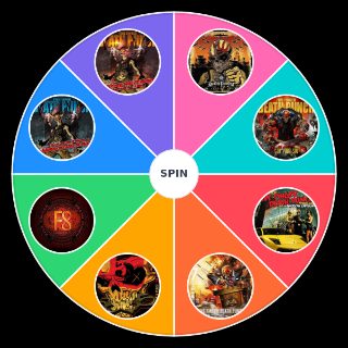 Random Five Finger Death Punch (FFDP/5FDP) Albums Wheel
