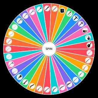 Random THE Ultimate Guts & Blackpowder Weapons Wheel