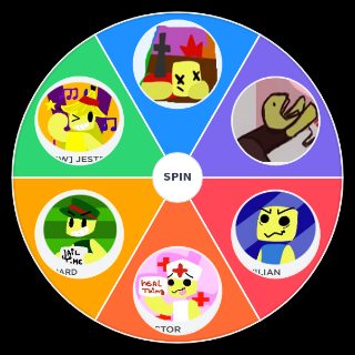 Random GRG Roblox: generic roleplay gaem Wheel