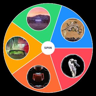 Random Arcade Fire Albums Wheel