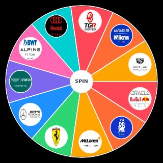Choose a Random F1 2026 Constructors Championship