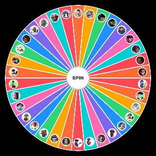 Random Gorillaz Designs Wheel