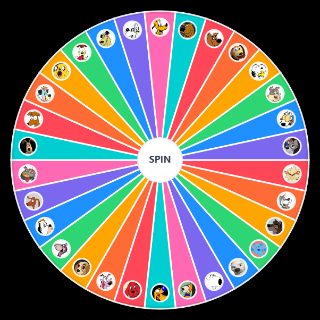 Random Cartoon dogs Wheel