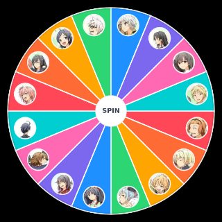 Random Oregairu characters Wheel