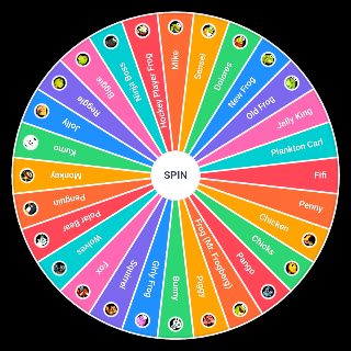 Pango And Tap the Frog Characters Random Spin