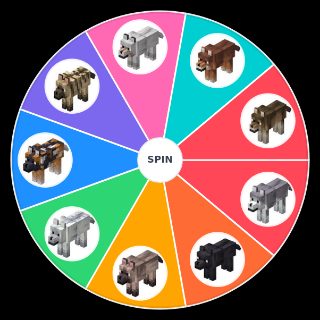 Spin the Wheel: Minecraft different DOG variant