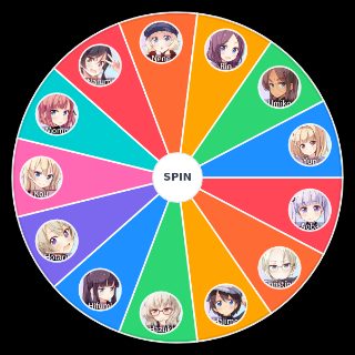 Random New Game Characters Wheel