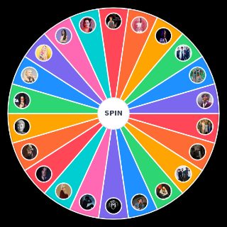 Random Favorite Music Artists Wheel