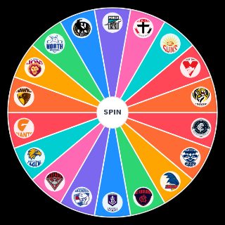 Spin the Wheel: AFL Teams