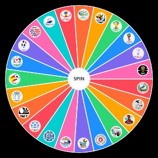 Random Football World Cup Icons (1930 2026) Wheel