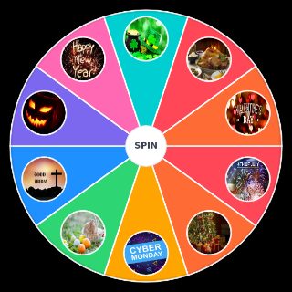 Random Holiday Wheel