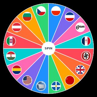 Random Ww2 countries (Europe) Wheel