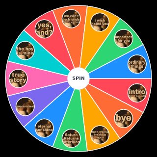 Random eternal sunshine Wheel