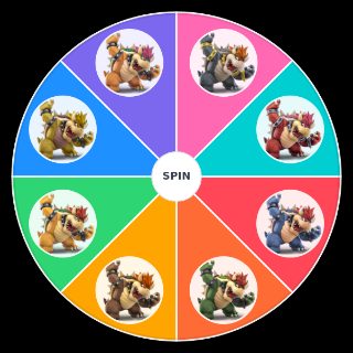 Bowser alt colour Wheel