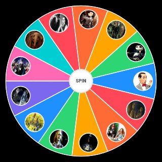 TIM BURTON MOVIES Wheel