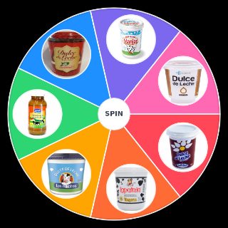 Random Dulce de leche Uruguay Wheel