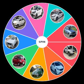 Random Carros colombia Wheel